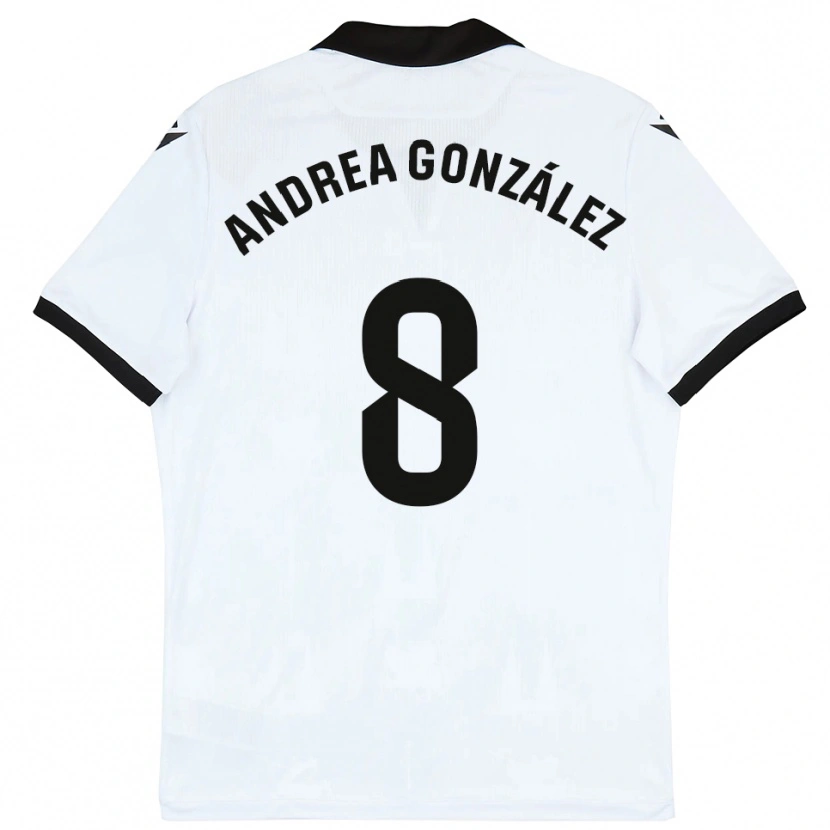 Danxen Herren Andrea González #8 Weiß Schwarz Heimtrikot Trikot 2025/26 T-Shirt Österreich