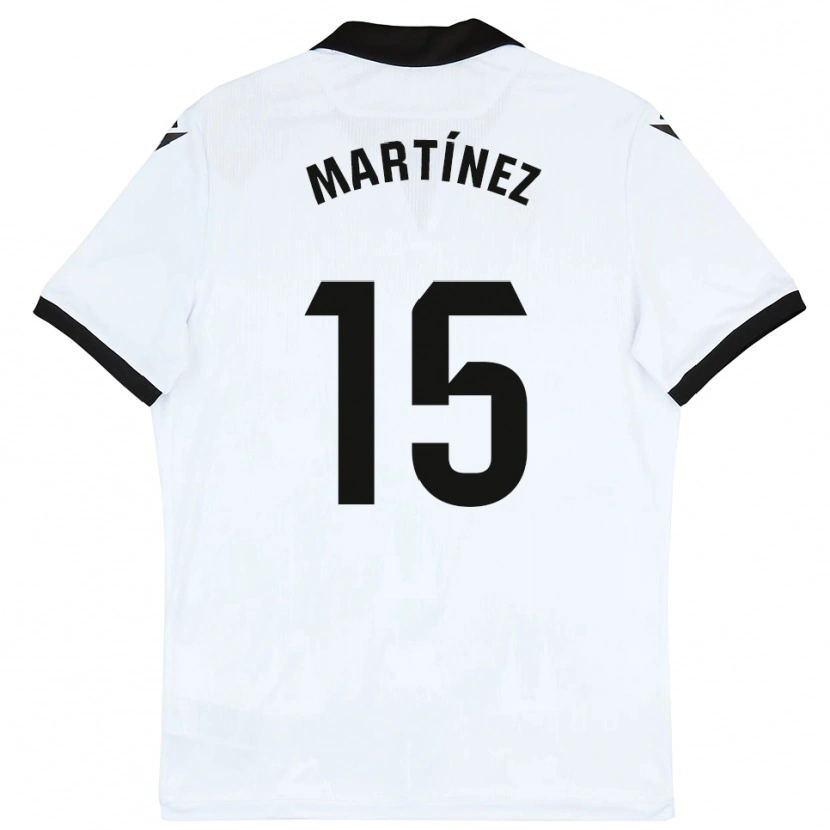Danxen Herren Iván Martínez #15 Weiß Schwarz Heimtrikot Trikot 2025/26 T-Shirt Österreich