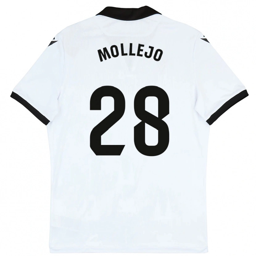 Danxen Herren Víctor Mollejo #28 Weiß Schwarz Heimtrikot Trikot 2025/26 T-Shirt Österreich