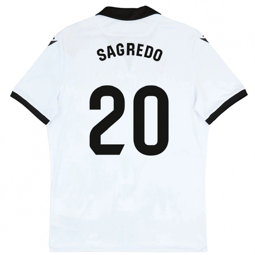 Danxen Herren Pablo Sagredo #20 Weiß Schwarz Heimtrikot Trikot 2025/26 T-Shirt Österreich