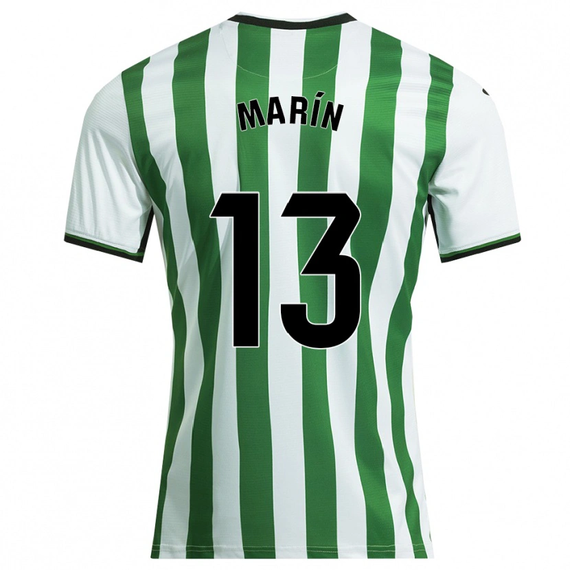 Danxen Herren Carlos Marín #13 Weiß Grün Heimtrikot Trikot 2025/26 T-Shirt Österreich