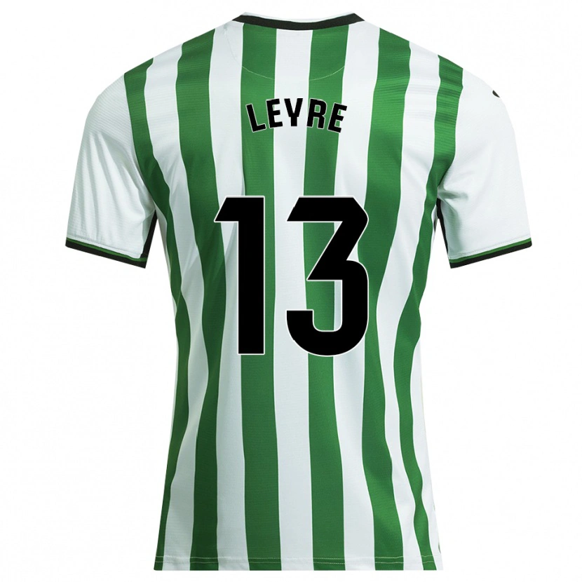 Danxen Herren Leyre Sánchez López #13 Weiß Grün Heimtrikot Trikot 2025/26 T-Shirt Österreich