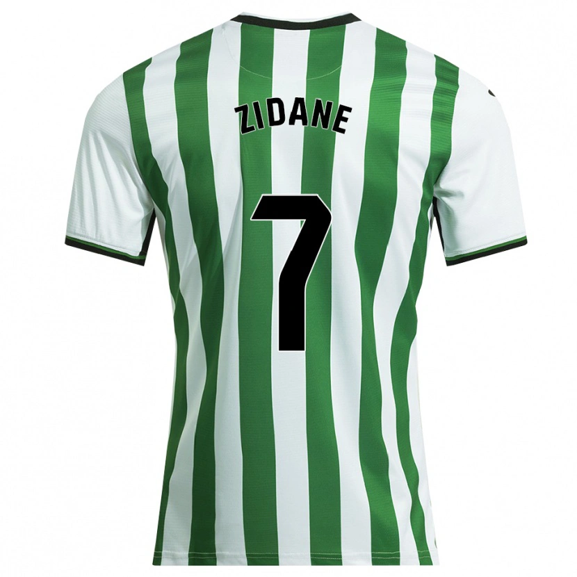 Danxen Herren Théo Zidane #7 Weiß Grün Heimtrikot Trikot 2025/26 T-Shirt Österreich