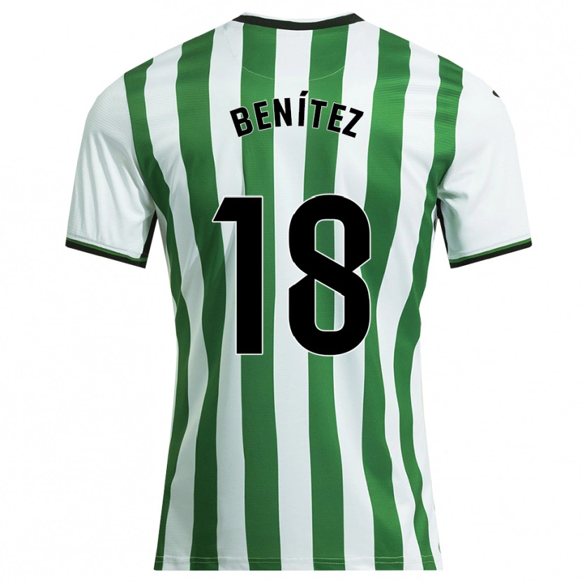 Danxen Herren Paco Benítez #18 Weiß Grün Heimtrikot Trikot 2025/26 T-Shirt Österreich