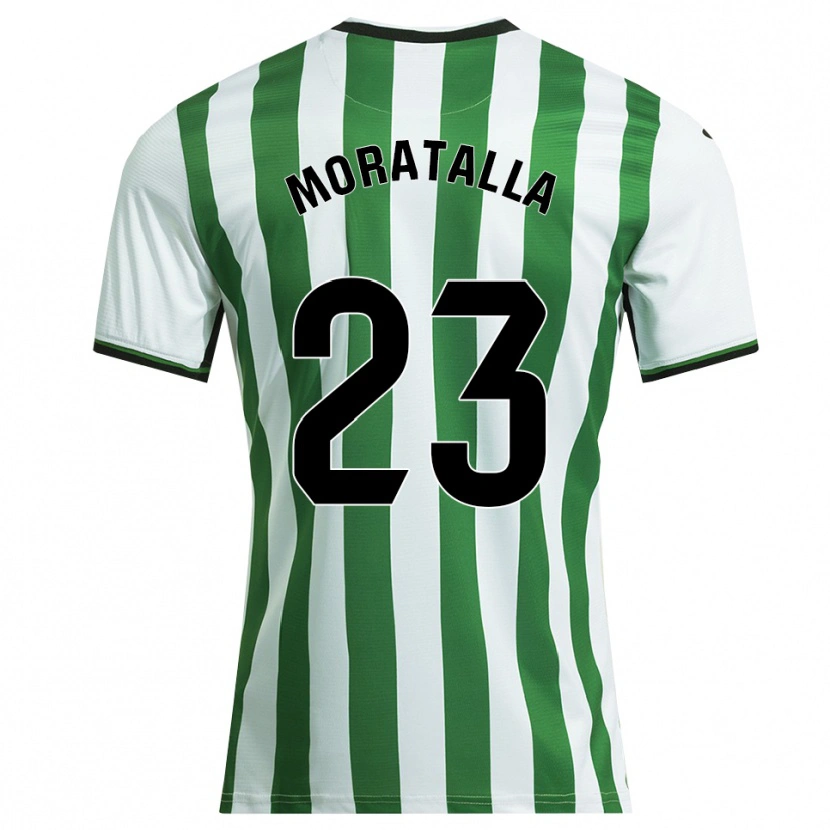 Danxen Herren Gonzalo Moratalla #23 Weiß Grün Heimtrikot Trikot 2025/26 T-Shirt Österreich