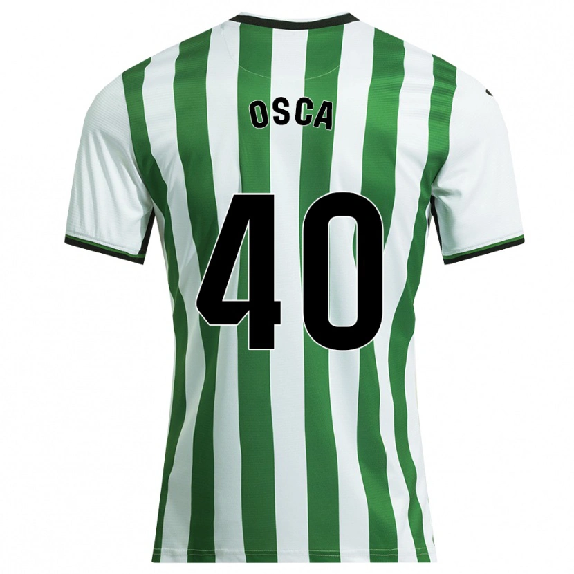 Danxen Herren Cristian Osca #40 Weiß Grün Heimtrikot Trikot 2025/26 T-Shirt Österreich
