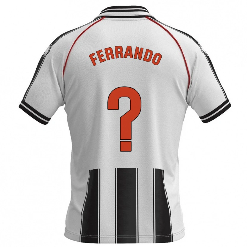 Danxen Herren Juanki Ferrando #0 Weiß Schwarz Heimtrikot Trikot 2025/26 T-Shirt Österreich