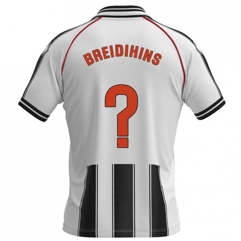 Danxen Herren Kirils Bredihins #0 Weiß Schwarz Heimtrikot Trikot 2025/26 T-Shirt Österreich