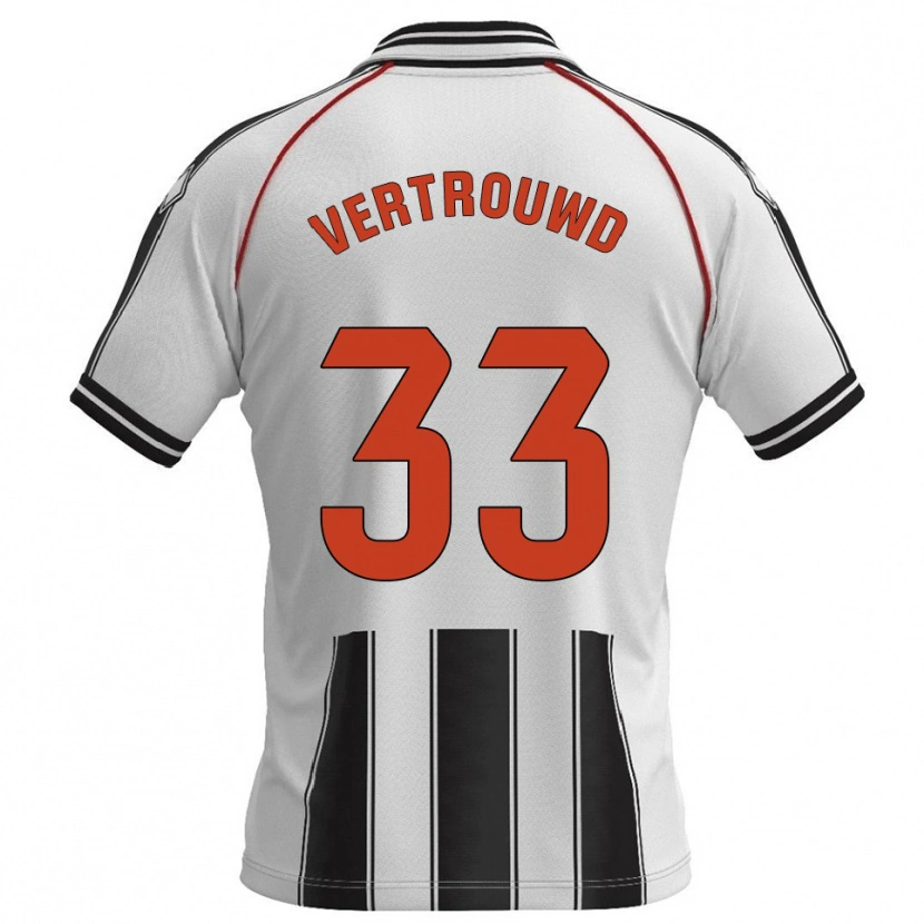 Danxen Herren Jozhua Vertrouwd #33 Weiß Schwarz Heimtrikot Trikot 2025/26 T-Shirt Österreich