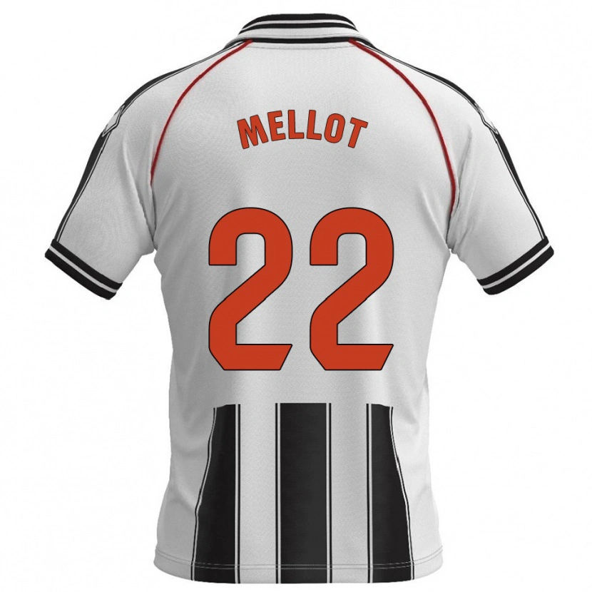 Danxen Herren Jérémy Mellot #22 Weiß Schwarz Heimtrikot Trikot 2025/26 T-Shirt Österreich