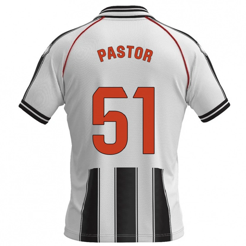 Danxen Herren Gonzalo Pastor #51 Weiß Schwarz Heimtrikot Trikot 2025/26 T-Shirt Österreich