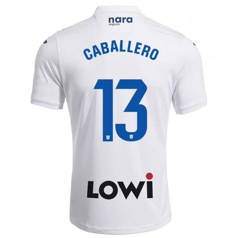 Danxen Herren Hugo Caballero #13 Weiß Marine Heimtrikot Trikot 2025/26 T-Shirt Österreich
