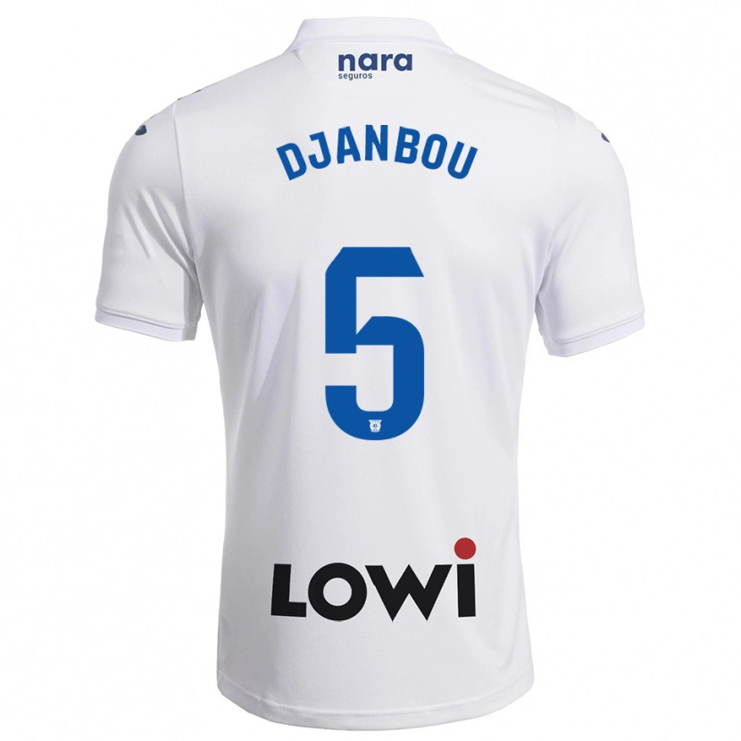 Danxen Herren Sekou Djanbou #5 Weiß Marine Heimtrikot Trikot 2025/26 T-Shirt Österreich