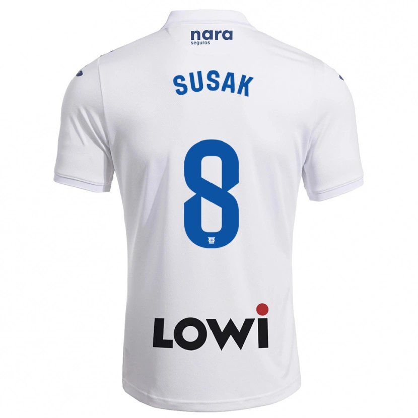 Danxen Herren Petro Susak #8 Weiß Marine Heimtrikot Trikot 2025/26 T-Shirt Österreich