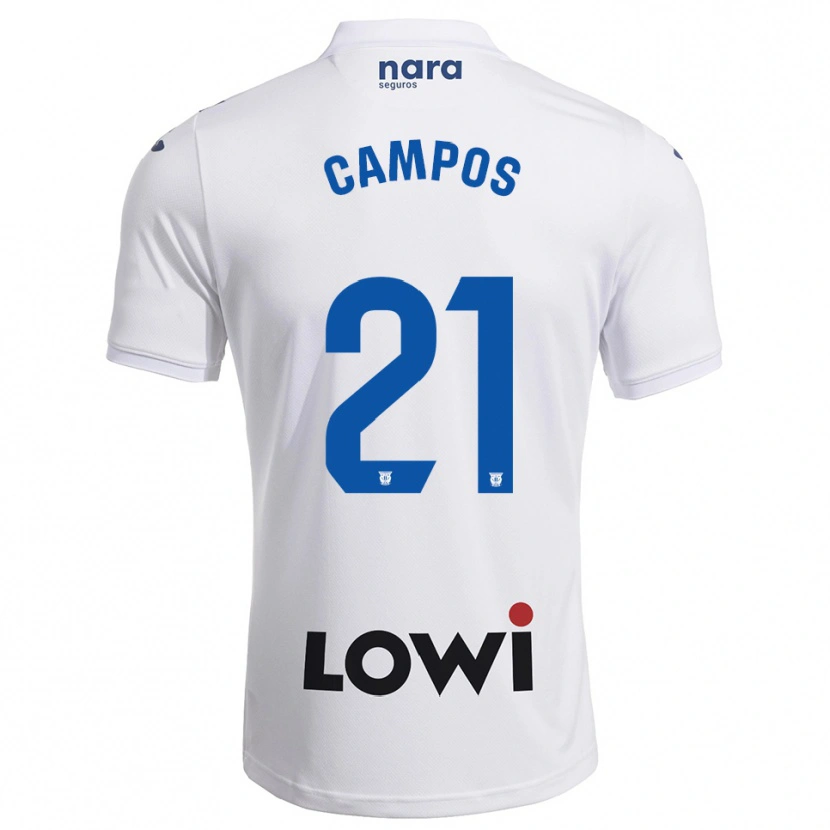 Danxen Herren Andrés Campos #21 Weiß Marine Heimtrikot Trikot 2025/26 T-Shirt Österreich
