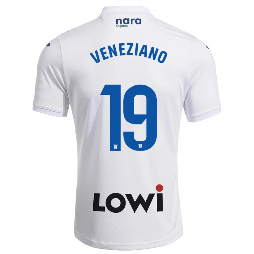 Danxen Herren Francesco Veneziano #19 Weiß Marine Heimtrikot Trikot 2025/26 T-Shirt Österreich
