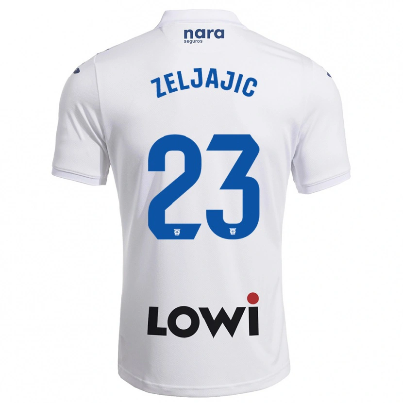 Danxen Herren Stanislav Zeljajic #23 Weiß Marine Heimtrikot Trikot 2025/26 T-Shirt Österreich