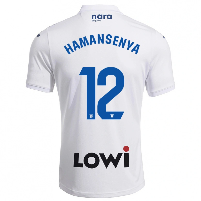 Danxen Herren David Hamansenya #12 Weiß Marine Heimtrikot Trikot 2025/26 T-Shirt Österreich