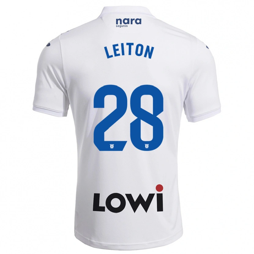 Danxen Herren Marco Leiton #28 Weiß Marine Heimtrikot Trikot 2025/26 T-Shirt Österreich