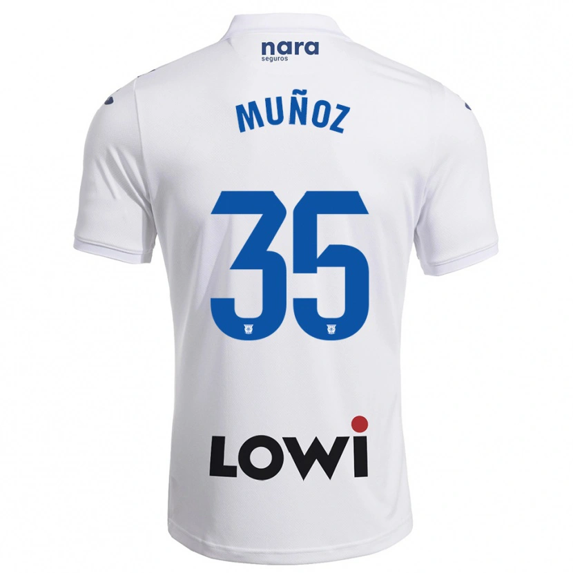 Danxen Herren Carlos Muñoz #35 Weiß Marine Heimtrikot Trikot 2025/26 T-Shirt Österreich