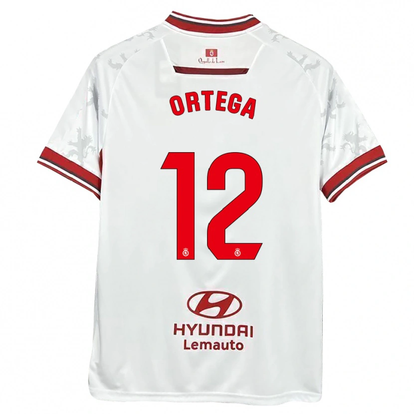 Danxen Herren Guzmán Ortega #12 Weiß Rot Heimtrikot Trikot 2025/26 T-Shirt Österreich