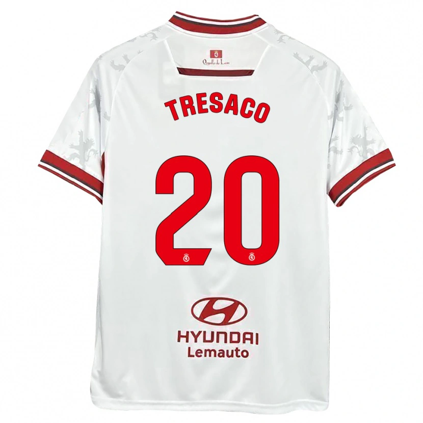Danxen Herren Rafa Tresaco #20 Weiß Rot Heimtrikot Trikot 2025/26 T-Shirt Österreich