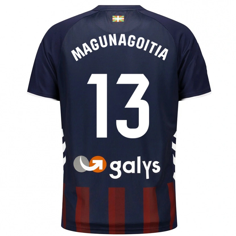 Danxen Herren Jonmi Magunagoitia #13 Marine Rot Heimtrikot Trikot 2025/26 T-Shirt Österreich