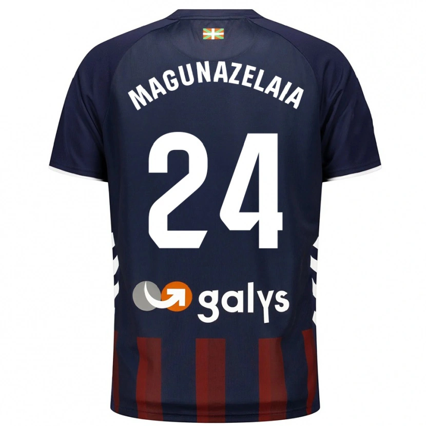 Danxen Herren Jon Magunazelaia #24 Marine Rot Heimtrikot Trikot 2025/26 T-Shirt Österreich