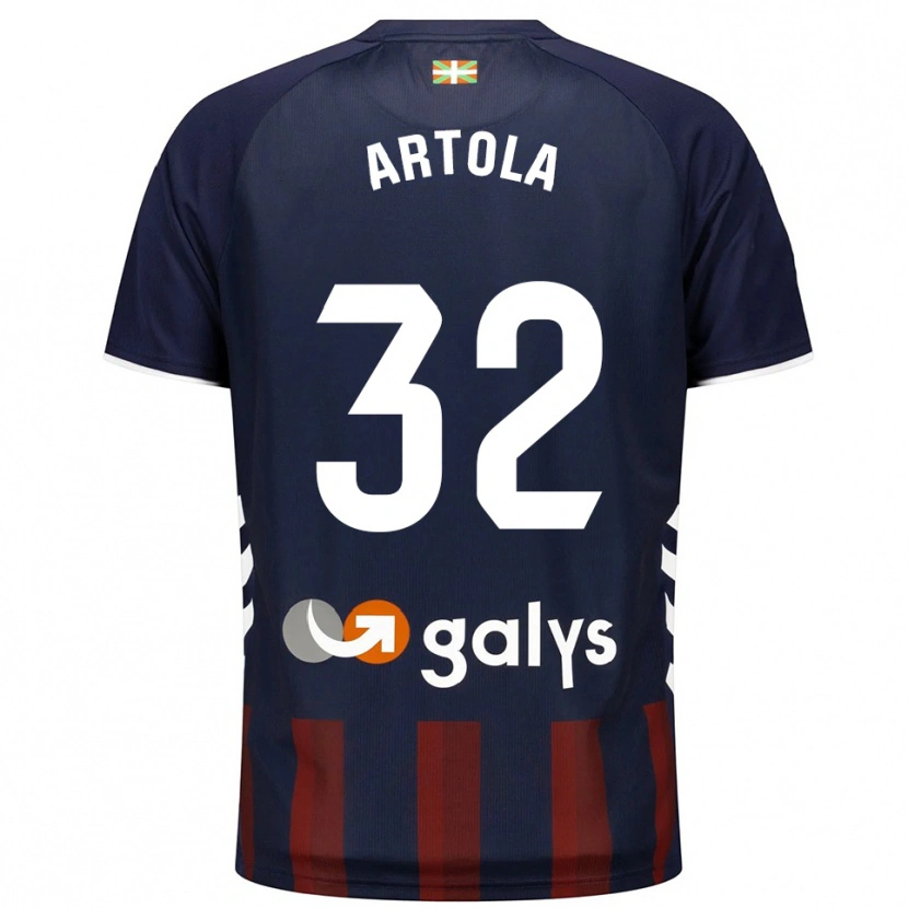 Danxen Herren Iurgi Artola #32 Marine Rot Heimtrikot Trikot 2025/26 T-Shirt Österreich