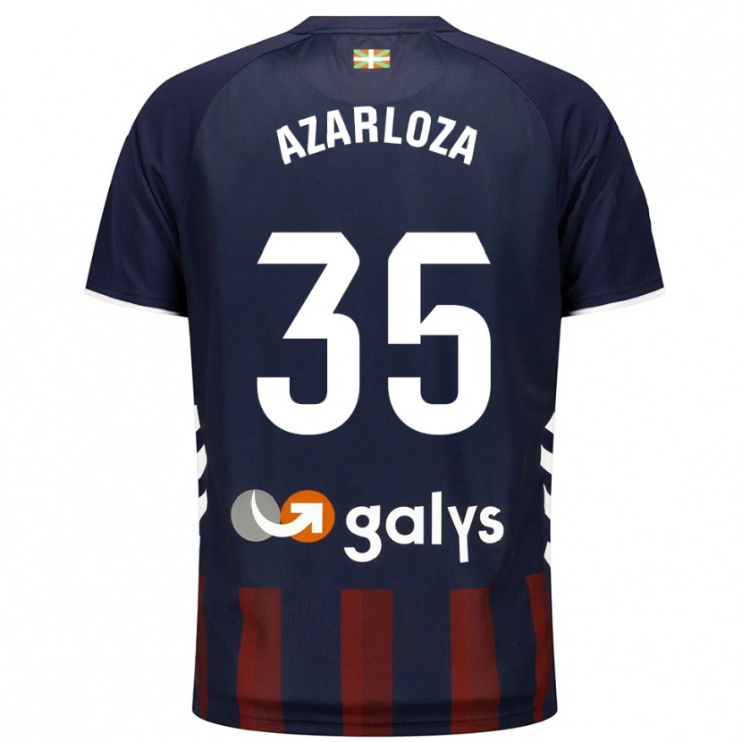 Danxen Herren Eneko Azarloza #35 Marine Rot Heimtrikot Trikot 2025/26 T-Shirt Österreich