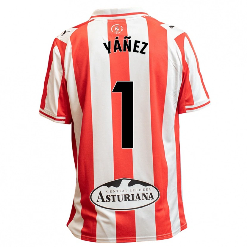 Danxen Herren Rubén Yáñez #1 Weiß Rot Heimtrikot Trikot 2025/26 T-Shirt Österreich