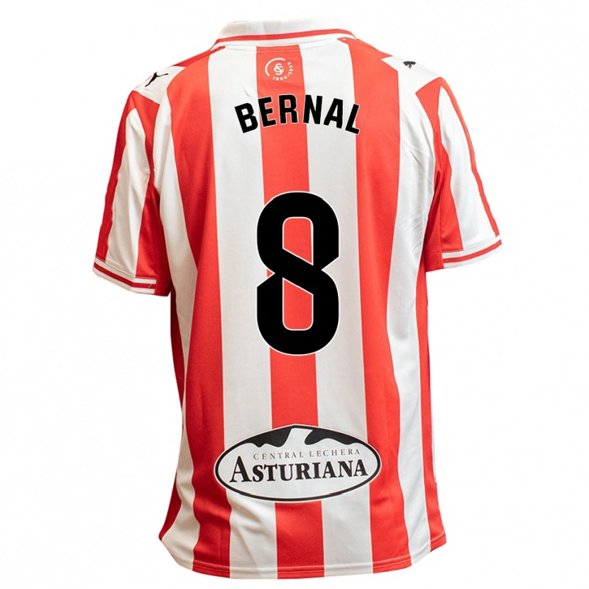Danxen Herren Jesús Bernal #8 Weiß Rot Heimtrikot Trikot 2025/26 T-Shirt Österreich