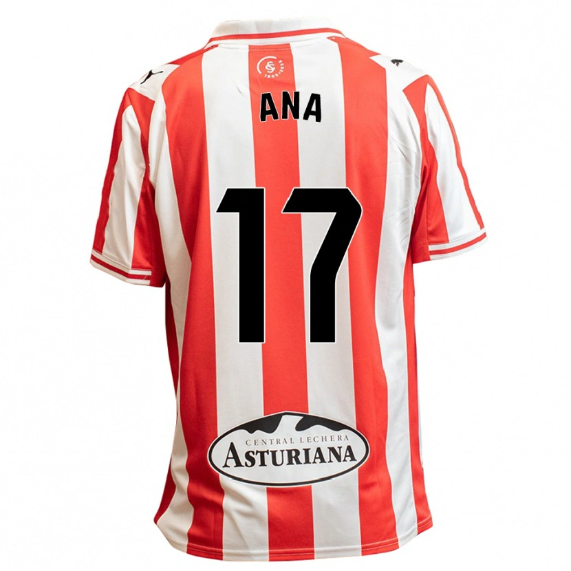 Danxen Herren Ana Gloria Campoamor Paredes #17 Weiß Rot Heimtrikot Trikot 2025/26 T-Shirt Österreich