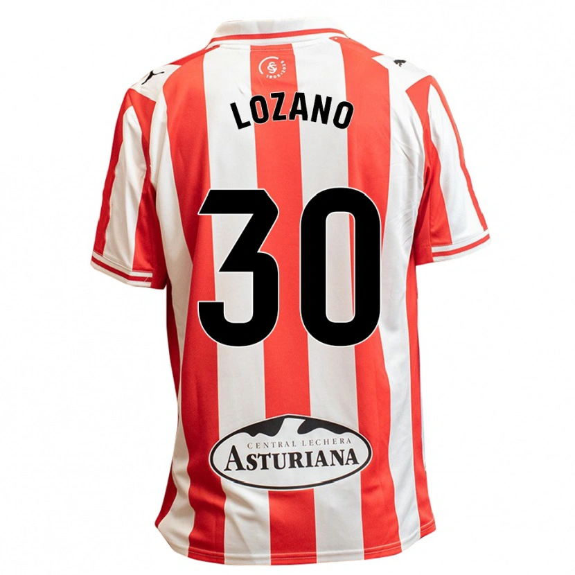 Danxen Herren Álex Lozano #30 Weiß Rot Heimtrikot Trikot 2025/26 T-Shirt Österreich