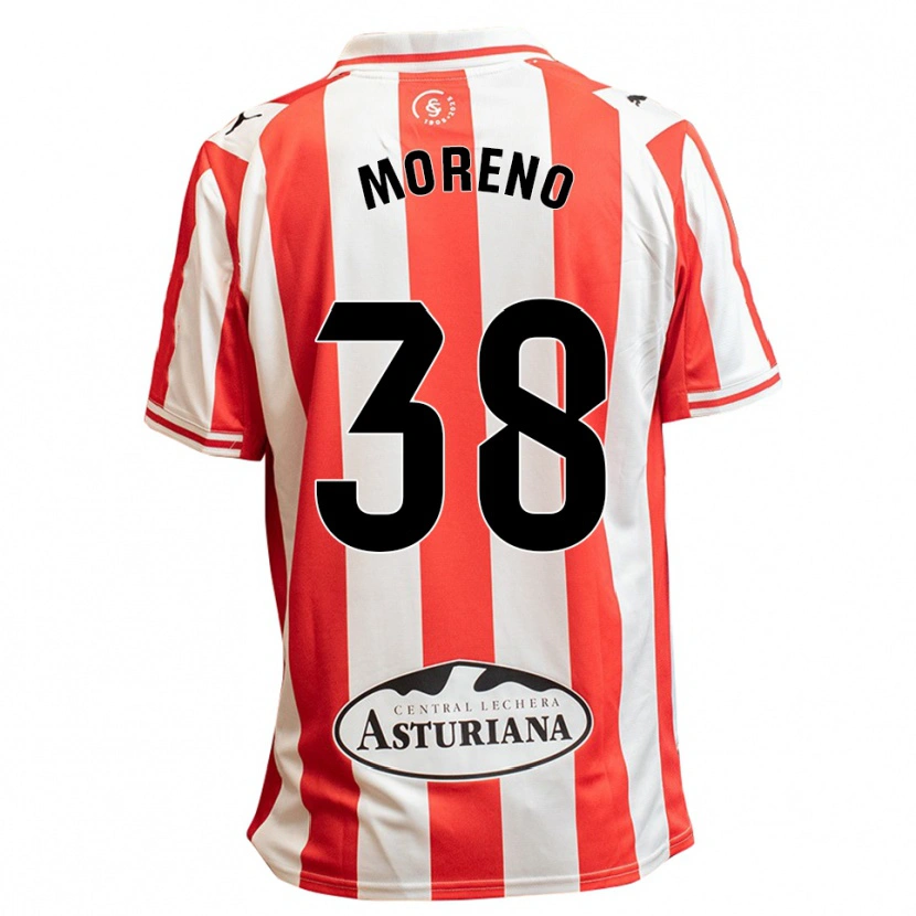Danxen Herren Gerard Moreno #38 Weiß Rot Heimtrikot Trikot 2025/26 T-Shirt Österreich