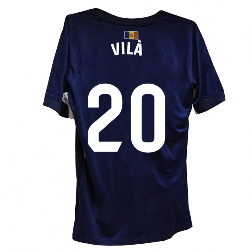 Danxen Herren Martí Vilà #20 Marineblau Weiß Heimtrikot Trikot 2025/26 T-Shirt Österreich