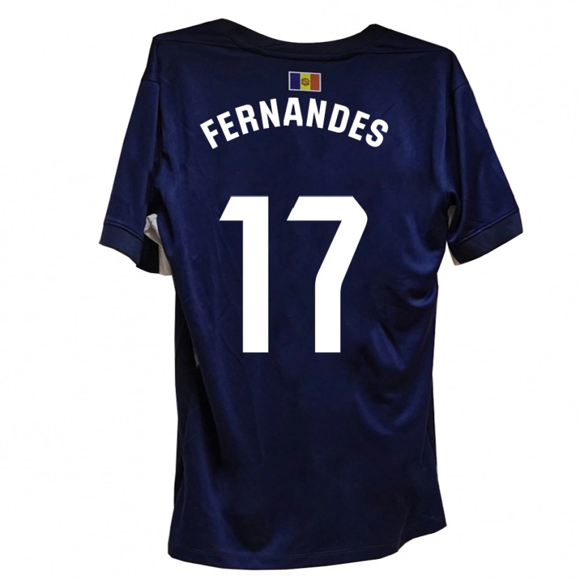 Danxen Herren Saúl Fernandes #17 Marineblau Weiß Heimtrikot Trikot 2025/26 T-Shirt Österreich
