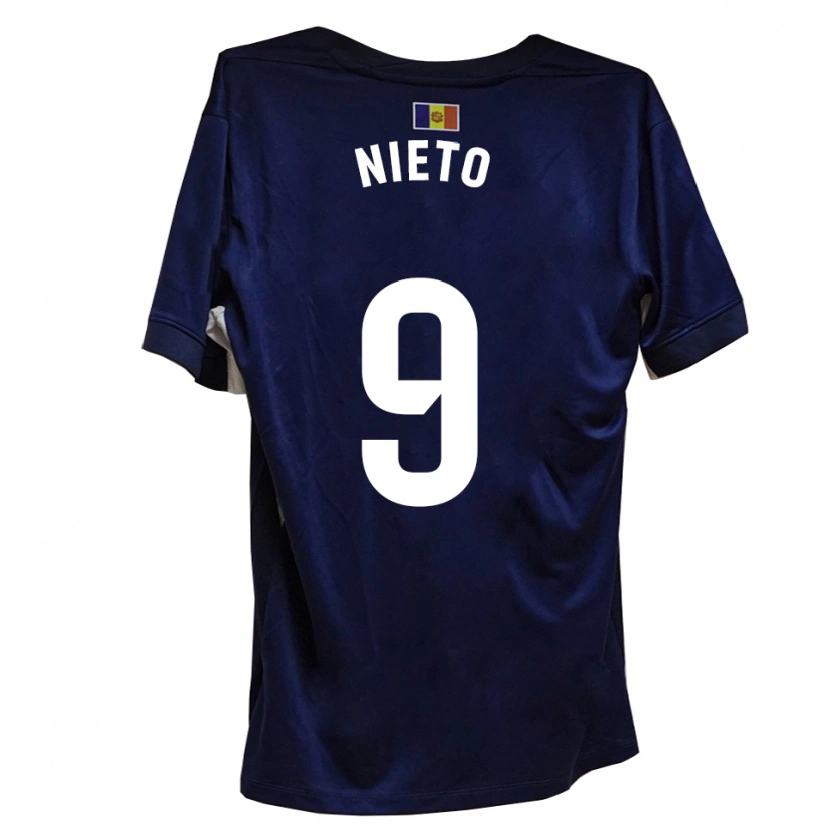 Danxen Herren Manu Nieto #9 Marineblau Weiß Heimtrikot Trikot 2025/26 T-Shirt Österreich