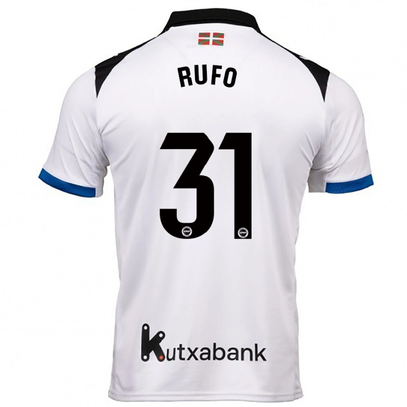 Danxen Herren Dennis Rufo #31 Weiß Blau Auswärtstrikot Trikot 2025/26 T-Shirt Österreich