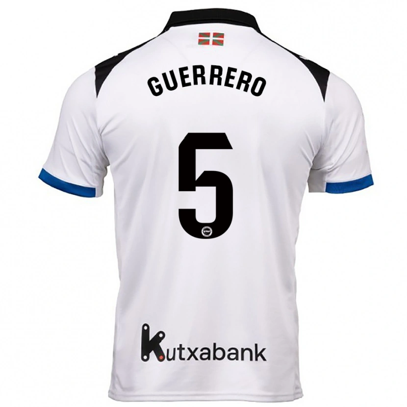 Danxen Herren Ángel Guerrero #5 Weiß Blau Auswärtstrikot Trikot 2025/26 T-Shirt Österreich
