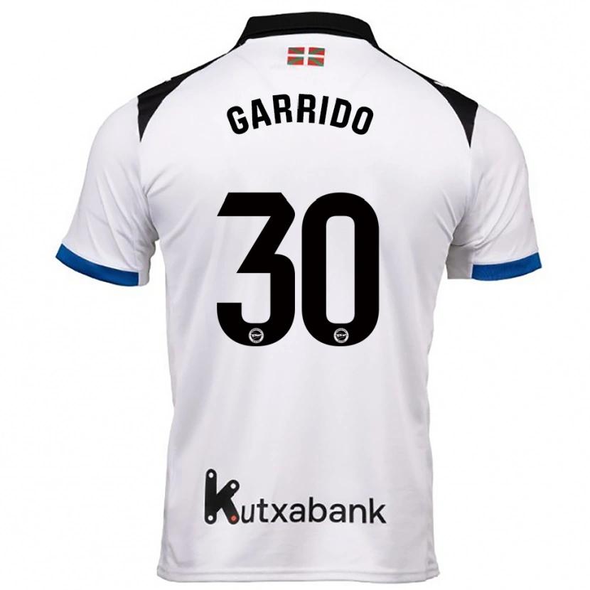 Danxen Herren Iván Garrido #30 Weiß Blau Auswärtstrikot Trikot 2025/26 T-Shirt Österreich