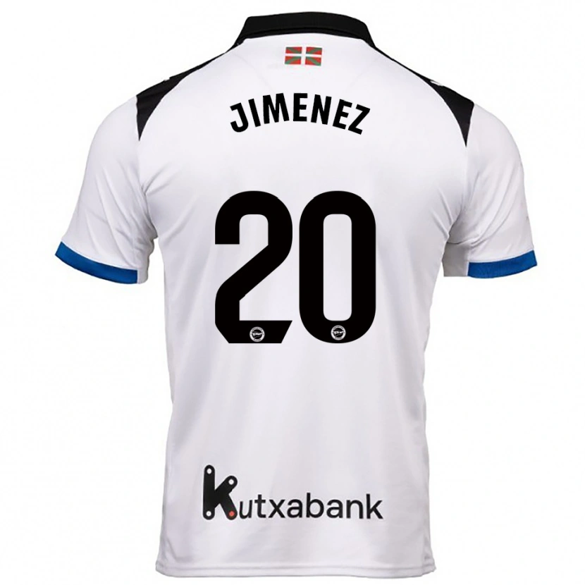 Danxen Herren Encarnacion Jimenez #20 Weiß Blau Auswärtstrikot Trikot 2025/26 T-Shirt Österreich