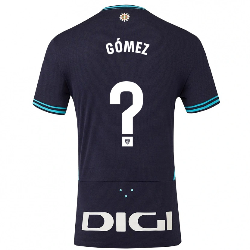 Danxen Herren Xabi Gómez #0 Marine Himmelblau Auswärtstrikot Trikot 2025/26 T-Shirt Österreich