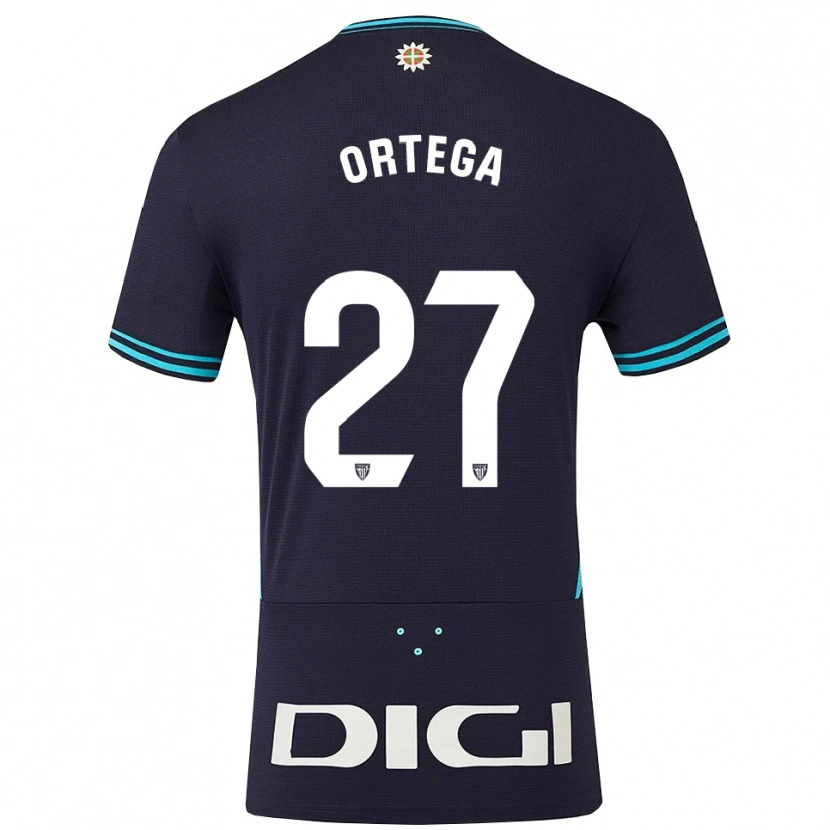 Danxen Herren Sara Ortega #27 Marine Himmelblau Auswärtstrikot Trikot 2025/26 T-Shirt Österreich