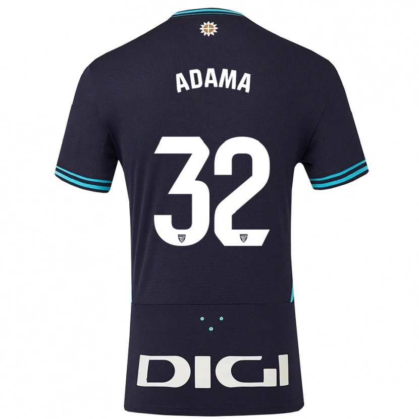 Danxen Herren Adama Boiro #32 Marine Himmelblau Auswärtstrikot Trikot 2025/26 T-Shirt Österreich