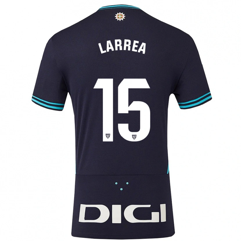 Danxen Herren Beñat Larrea #15 Marine Himmelblau Auswärtstrikot Trikot 2025/26 T-Shirt Österreich