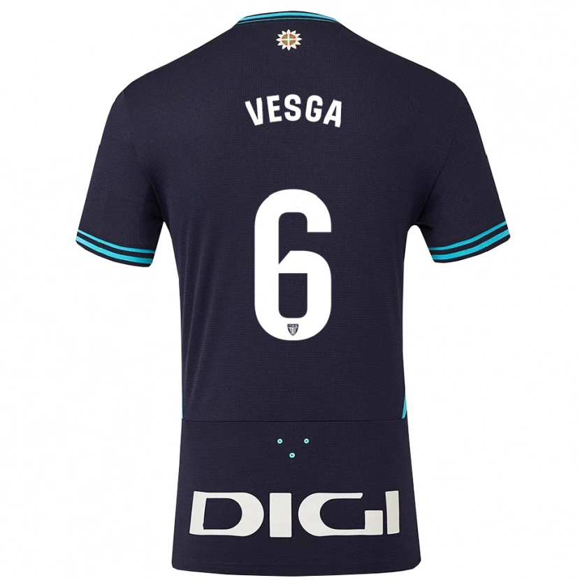 Danxen Herren Mikel Vesga #6 Marine Himmelblau Auswärtstrikot Trikot 2025/26 T-Shirt Österreich