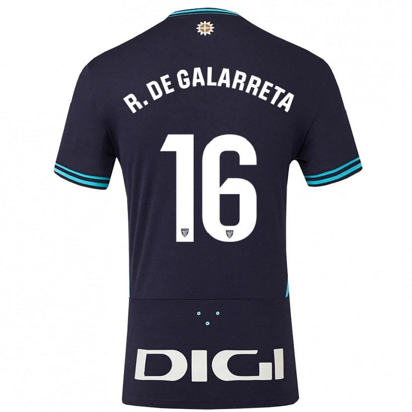 Danxen Herren Iñigo Ruiz De Galarreta #16 Marine Himmelblau Auswärtstrikot Trikot 2025/26 T-Shirt Österreich