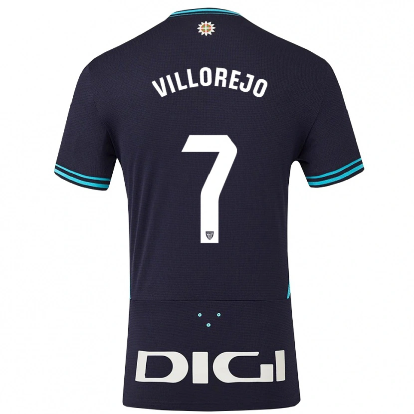 Danxen Herren Ardaitz Villorejo #7 Marine Himmelblau Auswärtstrikot Trikot 2025/26 T-Shirt Österreich