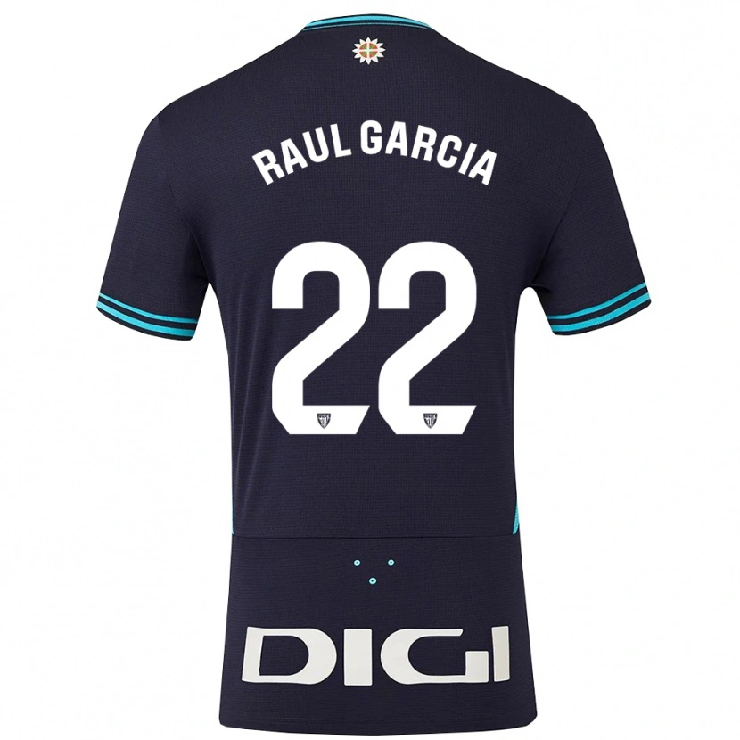Danxen Herren Raul Garcia #22 Marine Himmelblau Auswärtstrikot Trikot 2025/26 T-Shirt Österreich